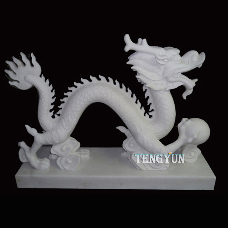 Patung naga marmer Cina (7)