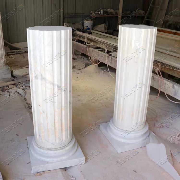 Maza izmēra iekštelpu dekoratīvie marmora balsti (5)