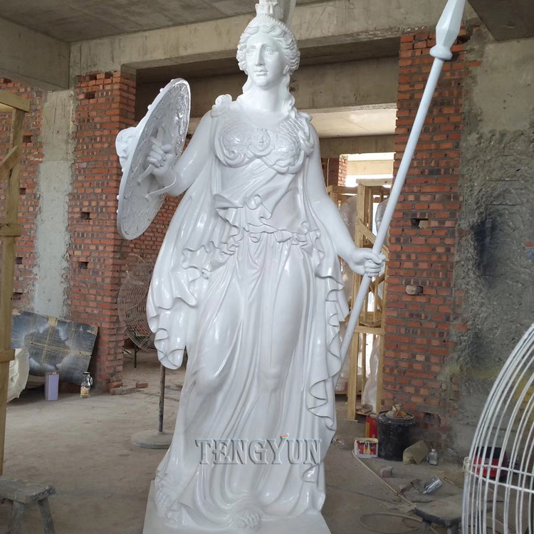 Nnukwu Ihe oyiyi Greek ochie Fiberglass Athena Statue (14)