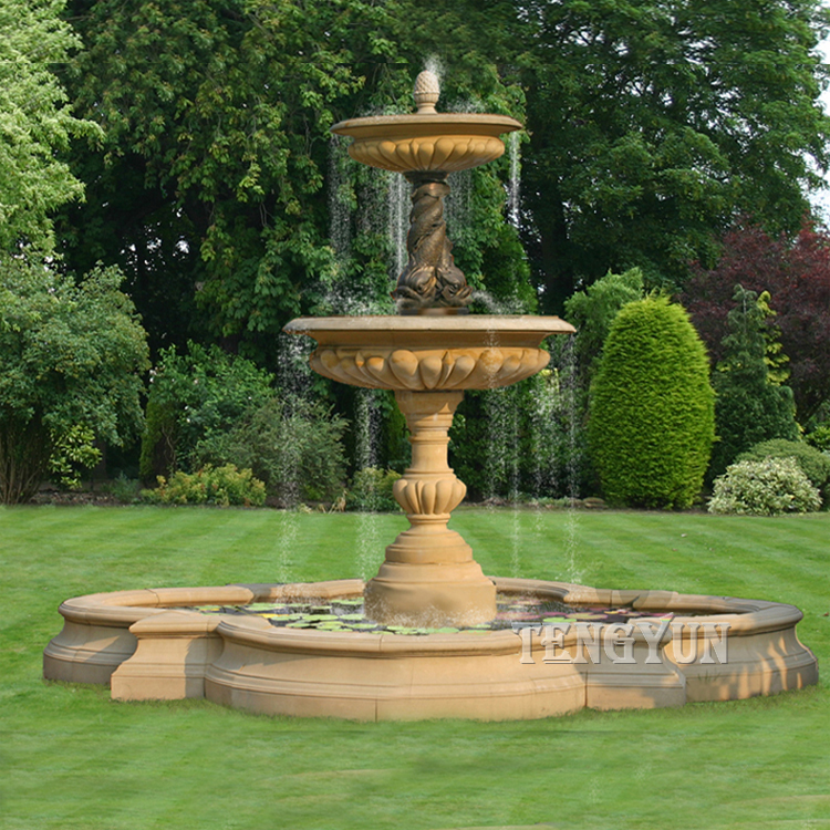 Air Mancur Dipasang Di Taman atau Taman (1)