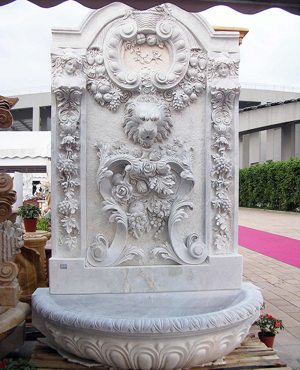 fontaine murale en marbre
