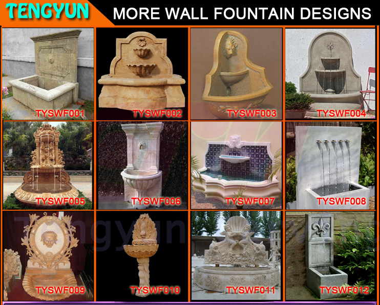 više zidnih fontana