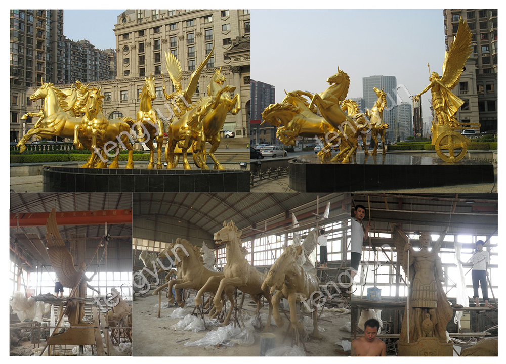 Outdoor Bronze Horse Statue - Large &#038; Custom Sculptures