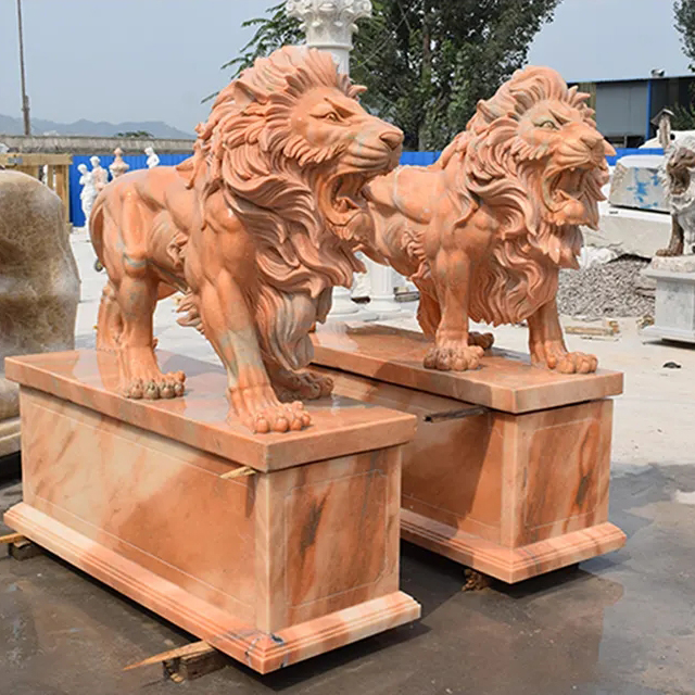 Lion Sculptures for Sale | Premium Stone &#038; Marble Statues
