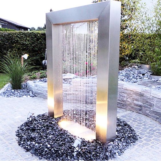 Modern Elegance: Stainless Steel Fountains for Contemporary Spaces