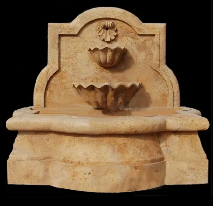 Wall-Mounted Stone Fountains for Courtyards and Patios
