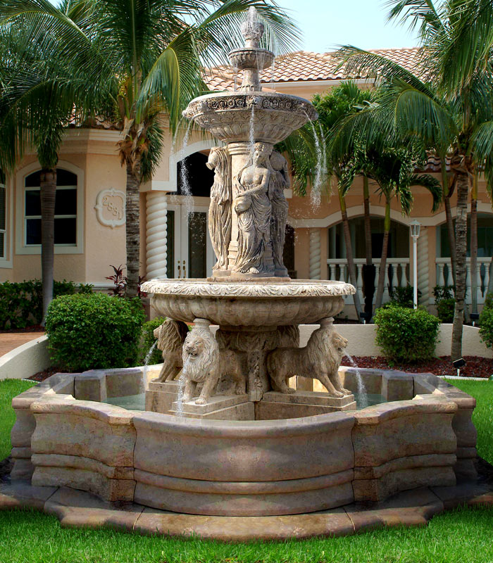 Tiered Stone Fountains – A Timeless Centerpiece for Any Garden