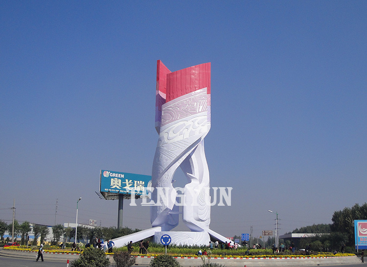 30m stainless steel sculpture from Tengyun Carving (2)