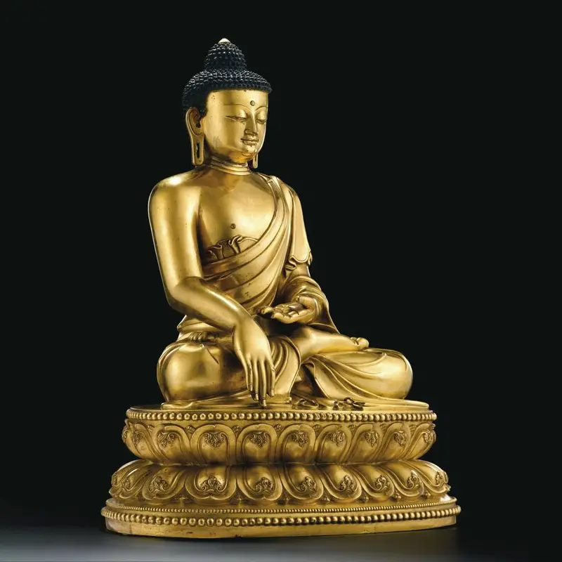 Bronze Buddha Sakyamuni statue