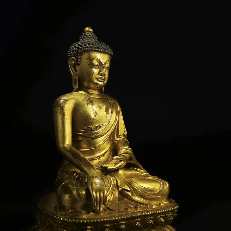Bronze Buddha Sakyamuni statue