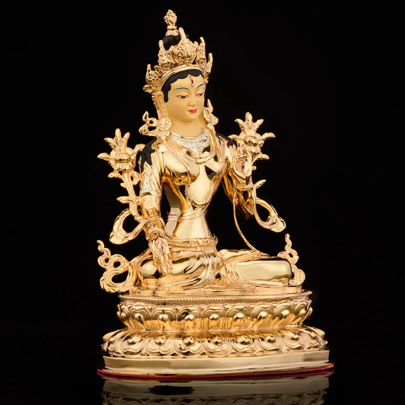 Bronze Ksitigarbha Buddha statue