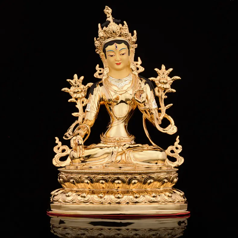 Bronze Ksitigarbha Buddha statue