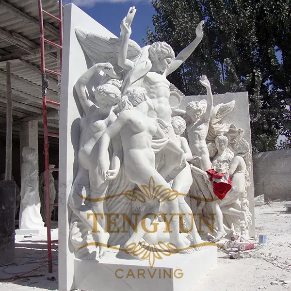 Carpeaux White marble figure Dance statue
