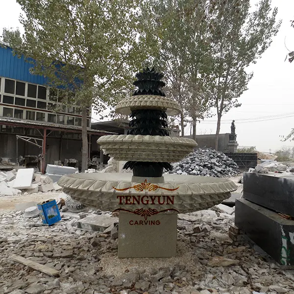 European style stone marble fountain sculpture