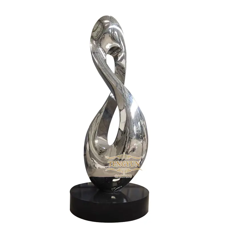Famous Large Mirror Polished Best Stainless Steel For Sculpture Abstract Modern Statue Manufactures In China