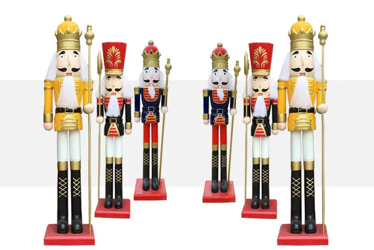 Fiberglass Life Size The Nutcracker Christmas Decorative Statues
