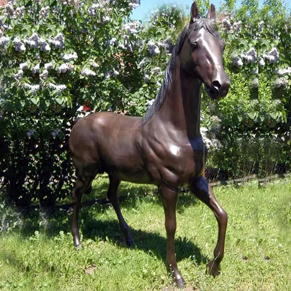 Life size decoration ornament bronze horse sculpture