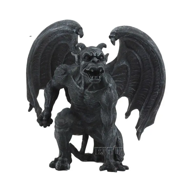 Mythology Wasserspeier Gargoyle Bronze Sculpture Door Knocker Gargoyle Statues For Sale