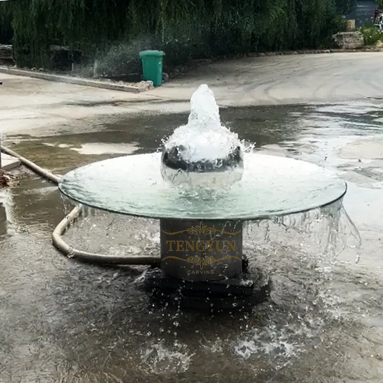 Outdoor Garden Decor Metal Sphere Stainless Steel Ball Water Fountain