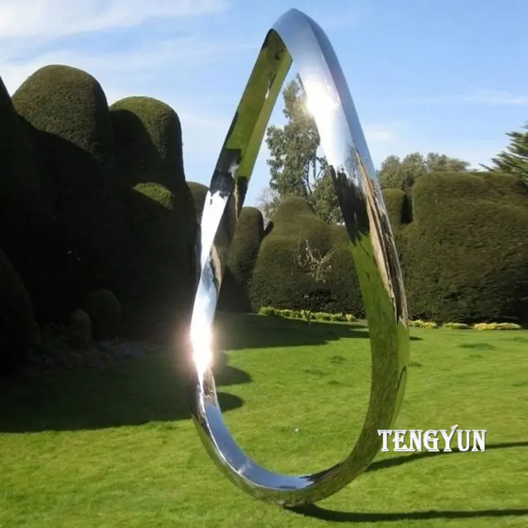 Outdoor Garden Large Size Stainless Steel Sculpture
