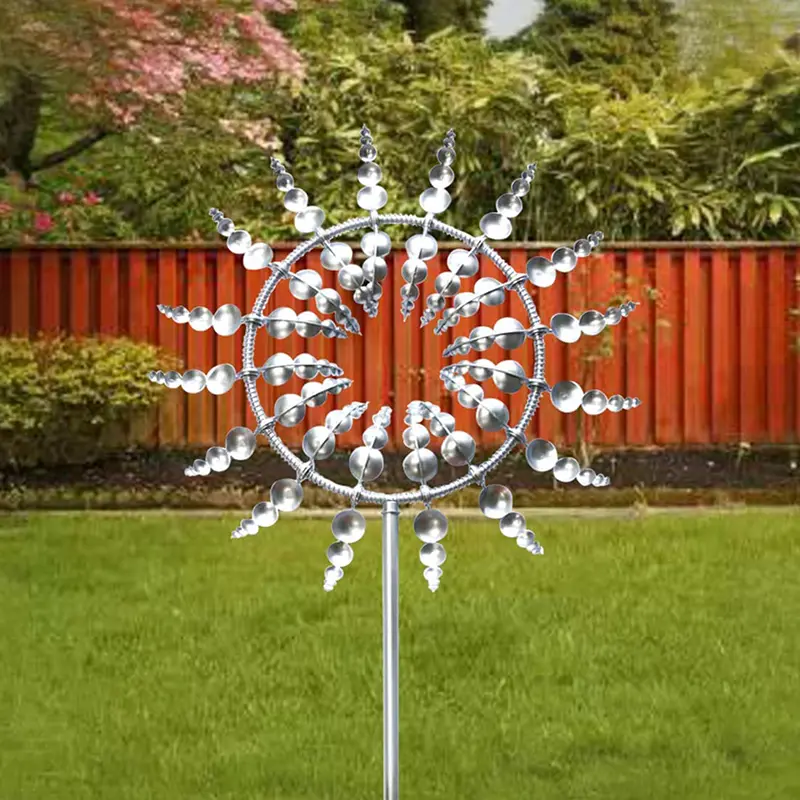 Stainless steel wind kinetic sculpture
