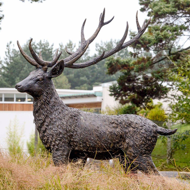 bronze deer 7