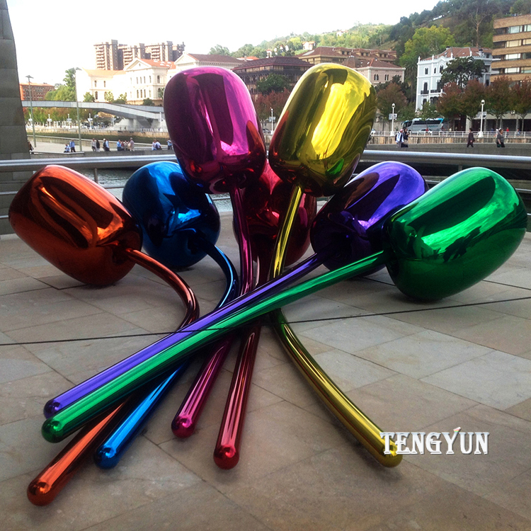 Tulips sculpture