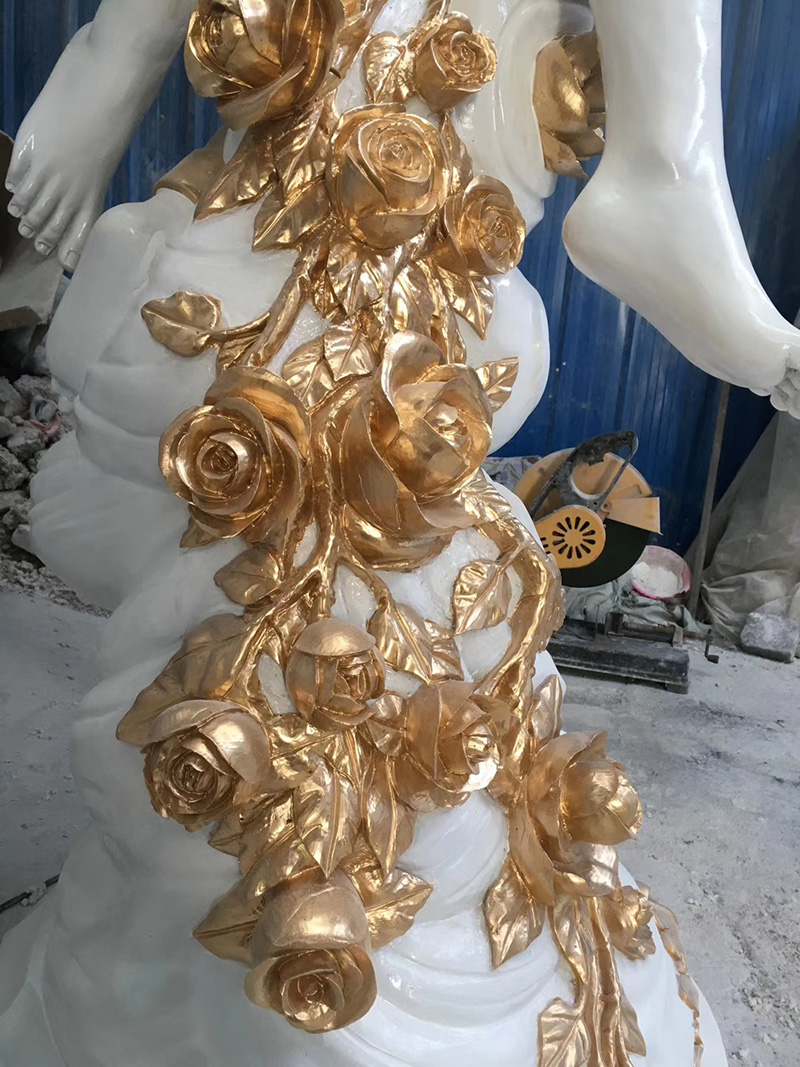 fiberglass angel lover sculpture (1)