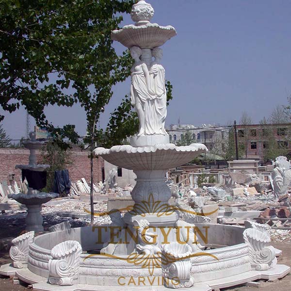 woman fountain