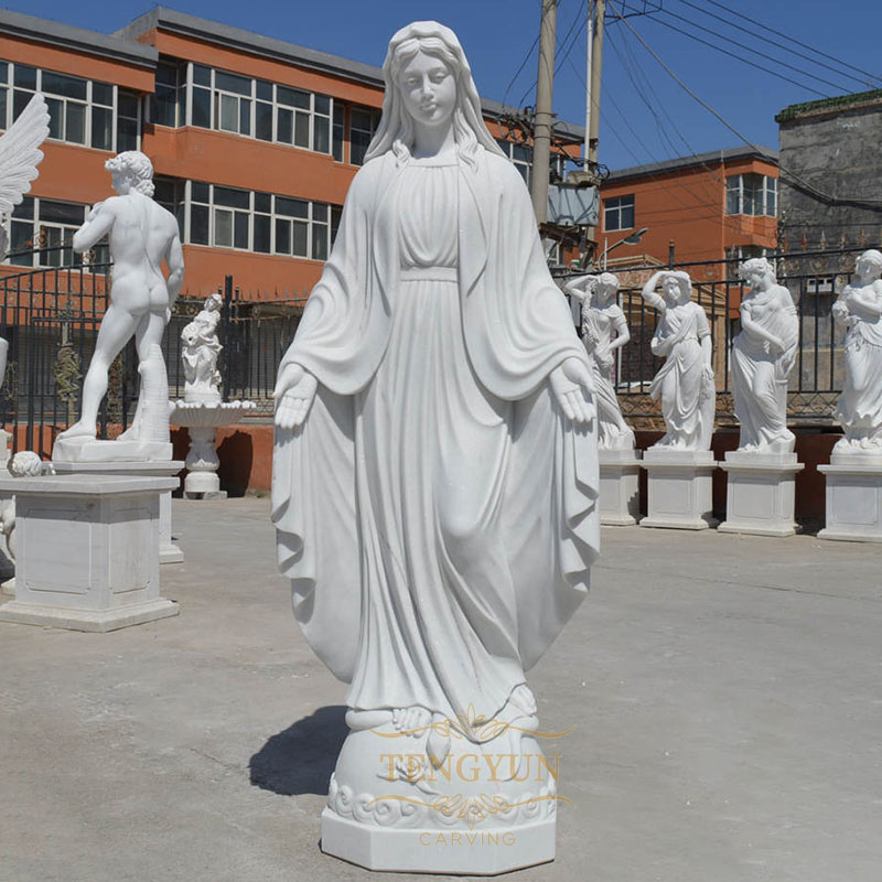 https://www.firststatue.com/life-size-outdoor-white-marble-virgin-mary-indoor-or-outdoor-statue-for-sale-product/