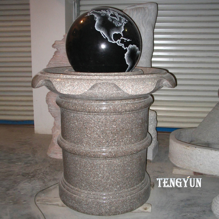 Granite floating fountain