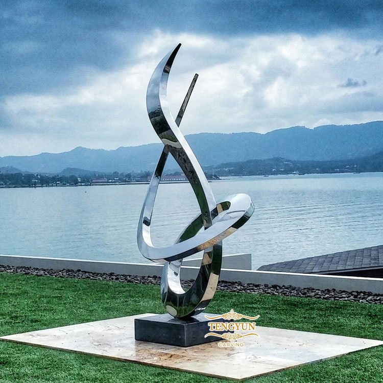 Tengyun Carving stainless steel asbstract sculptures (1)
