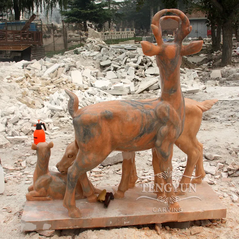 &lt;trp-post-container data-trp-post-id=&#039;10999&#039;&gt;Carved Marble Deer Family Statues Stone Animal Sculpture&lt;/trp-post-container&gt;