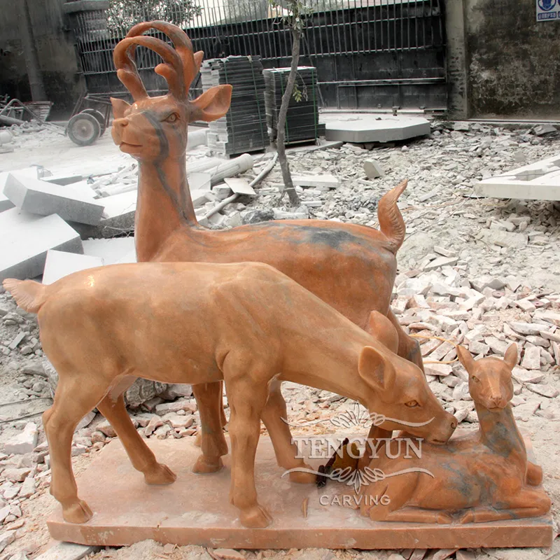 &lt;trp-post-container data-trp-post-id=&#039;10999&#039;&gt;Carved Marble Deer Family Statues Stone Animal Sculpture&lt;/trp-post-container&gt;