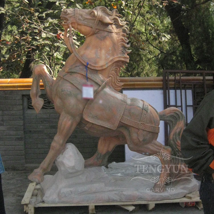 Classical Equestrian Garden Statue Stone Horse Statue