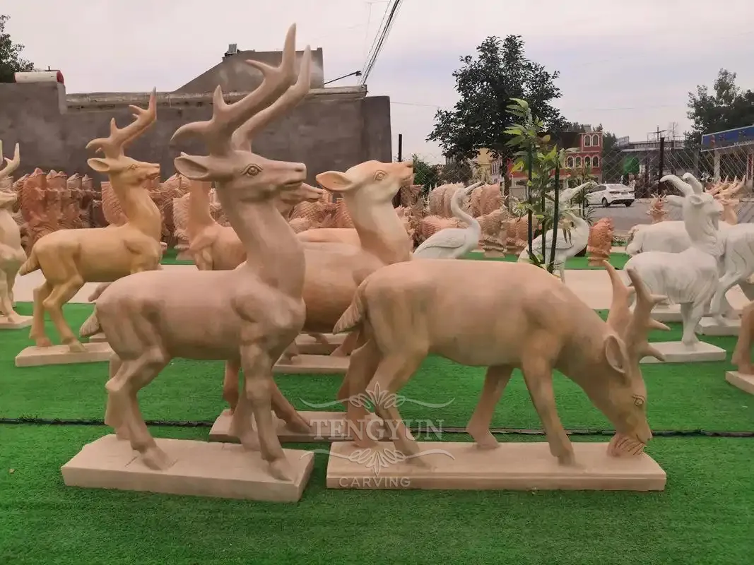 &lt;trp-post-container data-trp-post-id=&#039;11000&#039;&gt;Hand-Carved Marble Stag with Fawn Sculpture Deer Statues&lt;/trp-post-container&gt;
