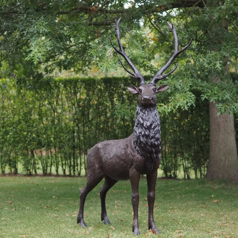 Bronze Deer Resist Weathering Well