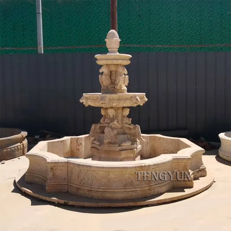 garden fountain