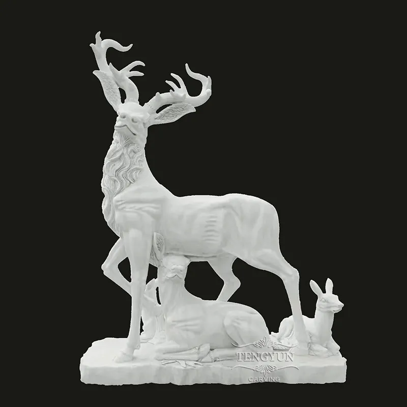 &lt;trp-post-container data-trp-post-id=&#039;11001&#039;&gt;Classic Deer Family Stone Statue Marble Doe With Fawns&lt;/trp-post-container&gt;