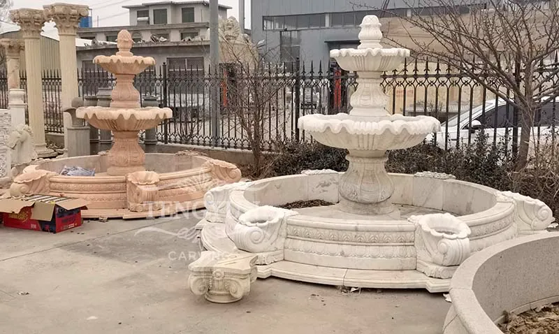 Natural Stone Water Fountains Granite Marble Water Feature