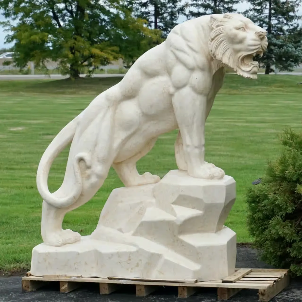 &lt;trp-post-container data-trp-post-id=&#039;10983&#039;&gt;‌Egyptian Beige Marble Carved Roaring Tiger Stone Sculpture&lt;/trp-post-container&gt;