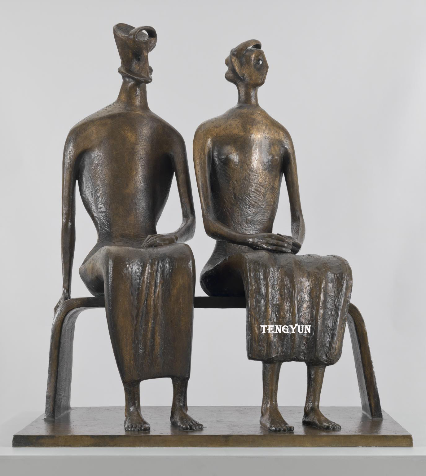King and Queen 1952-3, cast 1957 Henry Moore OM, CH 1898-1986 Presented by the Friends of the Tate Gallery with funds provided by Associated Rediffusion Ltd 1959 http://www.tate.org.uk/art/work/T00228
