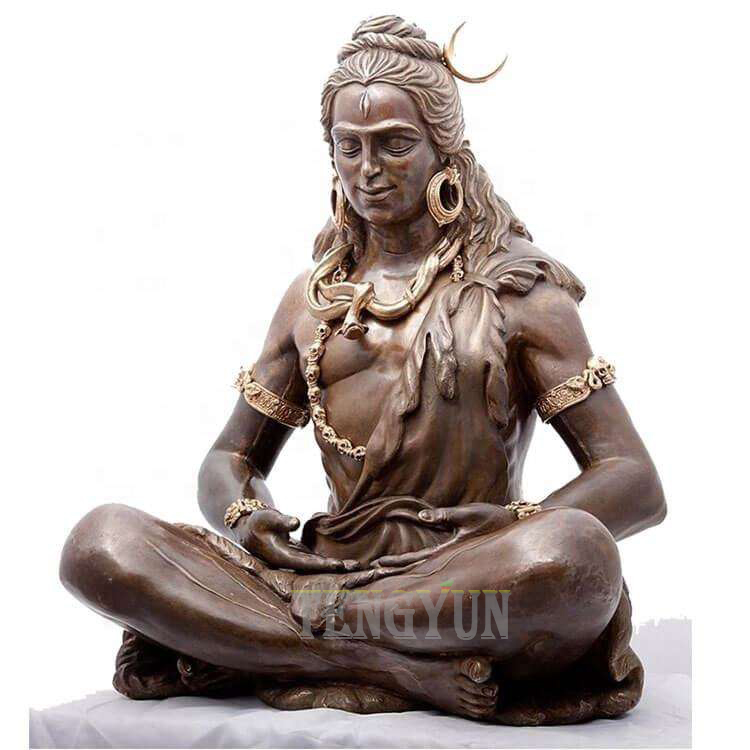 Bronze-Shiva-Statue-Hindu-God-Casting sculpture (3)