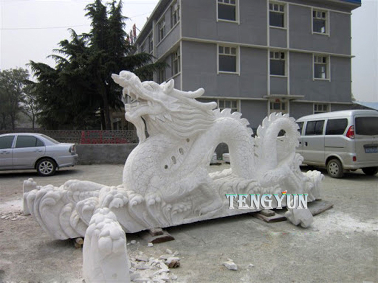Chinese marble dragon sculpture (12)