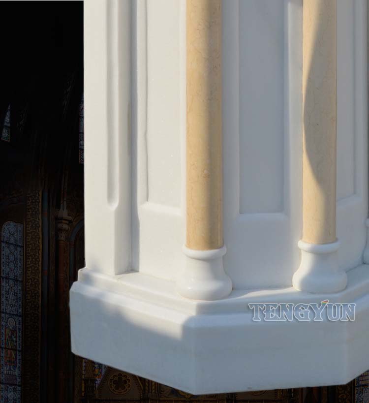Church Decorative Marble Altar Christian Holy Article Pulpit Stone Lectem Granite Ambo (8)