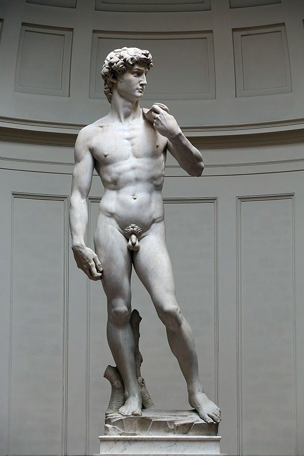 เดวิด โดย Michelangelo Florence Galleria dell'Accademia