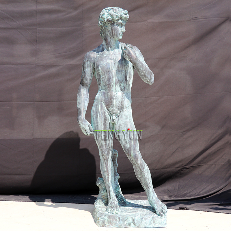 Famous Greek Figure Sculpture Roman Life Size Bronze David Statue For Sale (1)