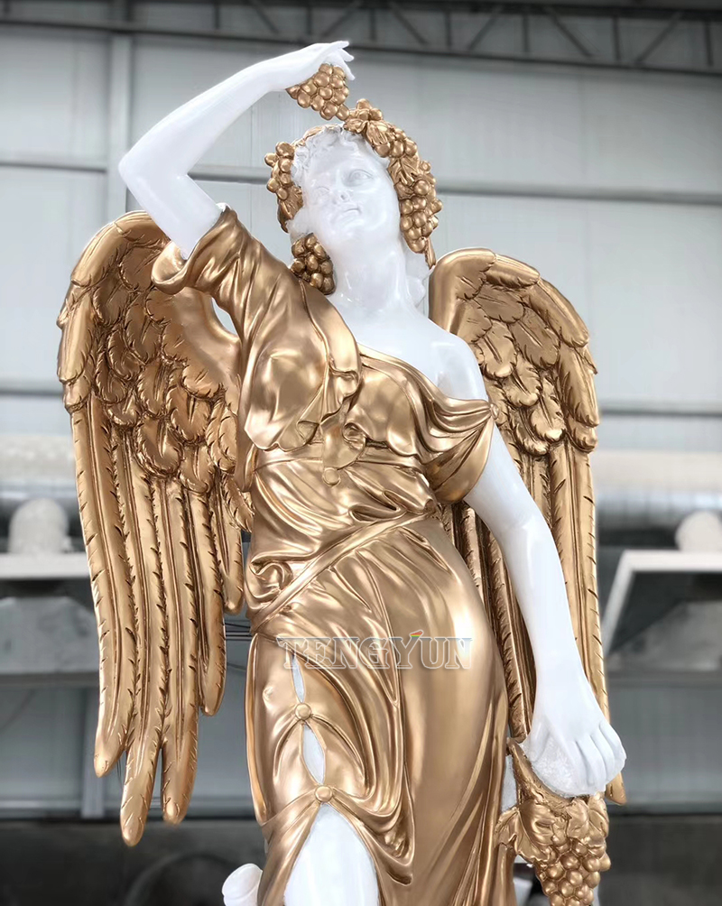 Fiberglass Four Season Goddess Statues Home Decorative Resin Angel Season Sculptures For Sale (10)