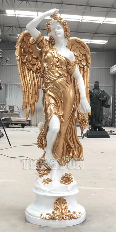 Fiberglass Four Season Goddess Statues Home Decorative Resin Angel Season Sculptures For Sale (13)