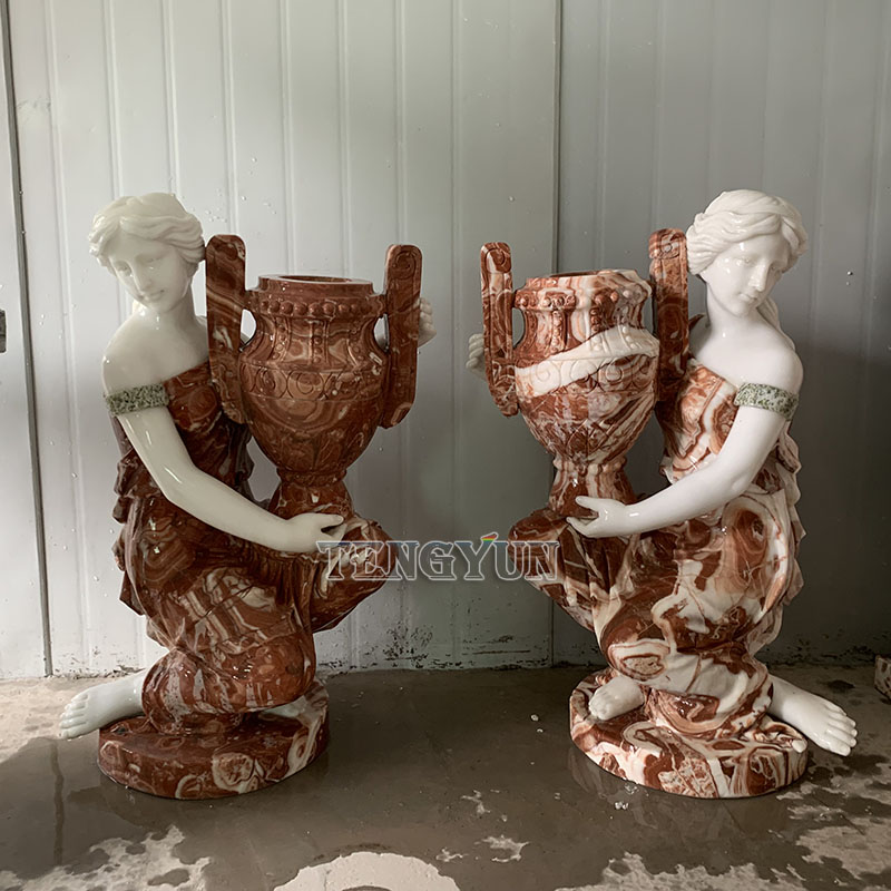 https://www.firststatue.com/garden-decorative-polishing-coloured-pair-of-life-size-natural-marble-female-greek-statue-with-flowerpot-product/